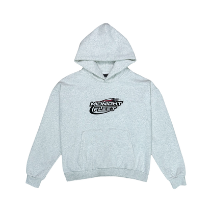 MF HOOD (LIGHT GREY MARL)
